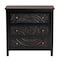 Baxton Studio Yelena Classic and Traditional Black Finished Wood 3-Drawer Storage Cabinet 236-13337-ZORO - alternate 6